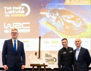 WRC TET RALLY LATVIA DUBULTSTARTS RĪGĀ